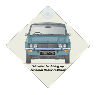 Sunbeam Rapier Fastback 1967-76 Car Window Hanging Sign